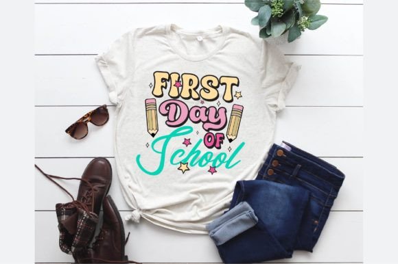 Celebrate New Beginnings: First Day of School T-Shirt Design