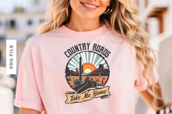 Country Roads Take Me Home: The Ultimate T-Shirt Design for Creators