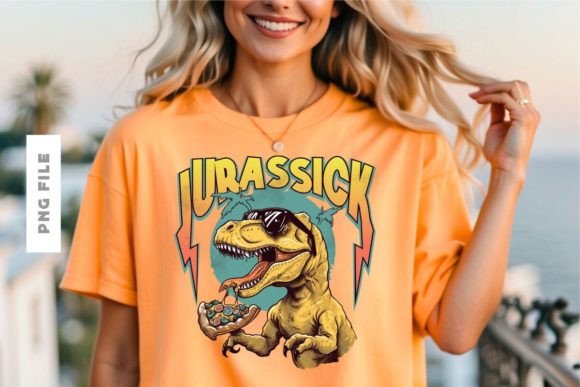 Jurassick T-shirt Design: Your Prehistoric Print-Ready Asset