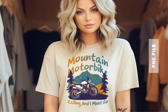 Mountain Motorbike T-shirt Design: Your Ultimate Creative Asset