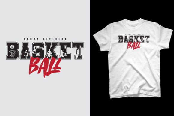 T SHIRT DESIGN - BASKETBALL: Score Big with Athletic Aesthetics