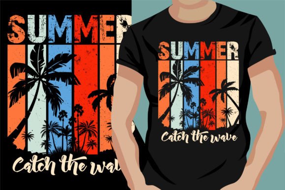 Vibrant Summer T-Shirt Design Assets for Your Next Project